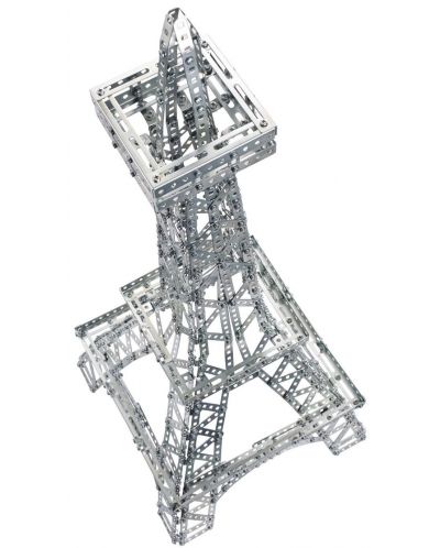 Метален конструктор Tronico - Profi, Айфеловата кула с LED светлини - 3