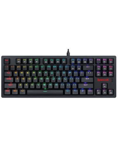 Механична клавиатура Redragon - K598KNS, безжична, Brown, RGB, черна - 1