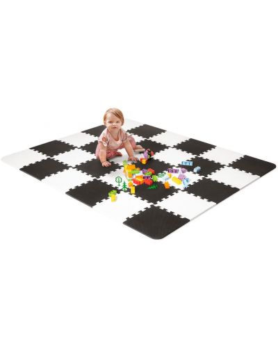 Меко килимче за игра KinderKraft - Luno, черно - 6