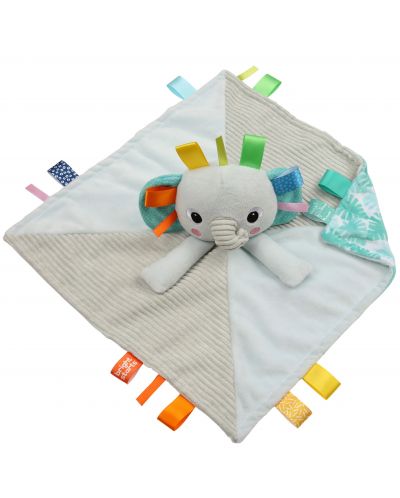 Меко одеялце-играчка BrighT Starts - Слонче - 2