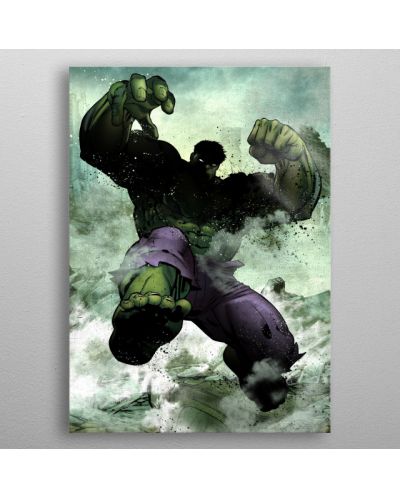 Метален постер Displate - Marvel: Hulk - 3