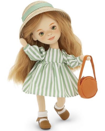 Мека кукла Orange Toys Sweet Sisters - Съни в карирана рокля, 32 cm - 3