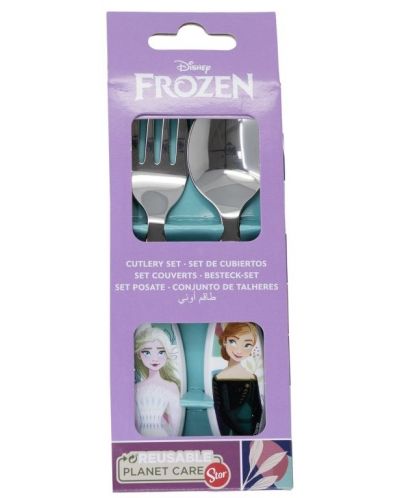 Метални прибори Stor - Frozen Trust the Journey, 2 броя - 2