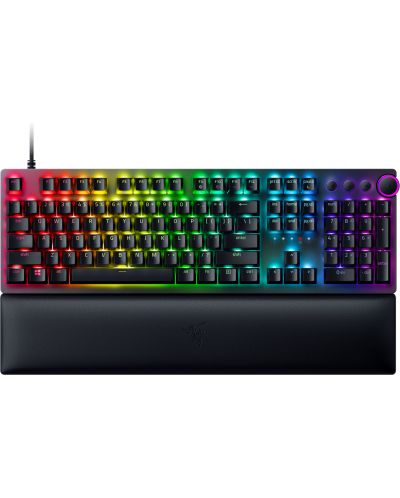 Механична клавиатура Razer - Huntsman V2, Purple, RGB, черна - 1