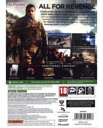 Metal Gear Solid V: The Phantom Pain - Day 1 Edition (Xbox 360) - 4