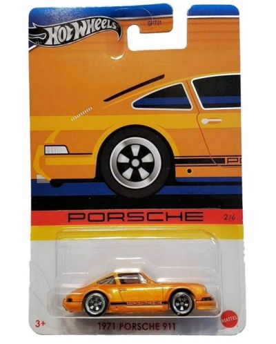 Метална количка Hot Wheels Porsche - 1971 Porsche 911, 1:64 - 1