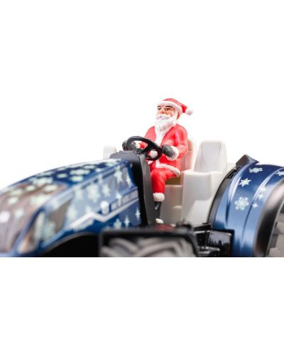 Метална играчка Siku - Коледен трактор New Holland, 1:32 - 4