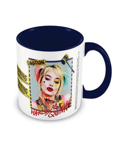 Чаша Pyramid DC Comics: Harley Quinn - Warning (Blue)