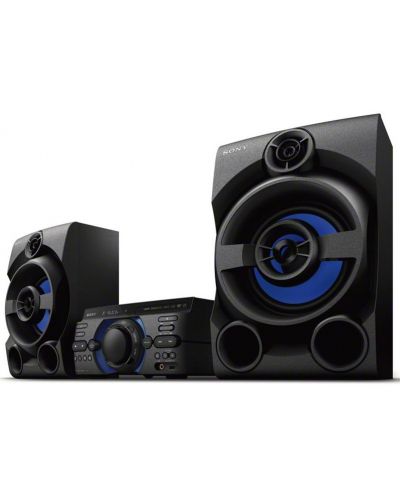 Аудио система Sony - MHC-M20D, черна - 1