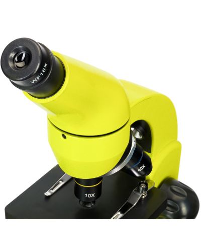 Микроскоп Levenhuk - Rainbow 50L PLUS, 64–1280x, Lime - 5