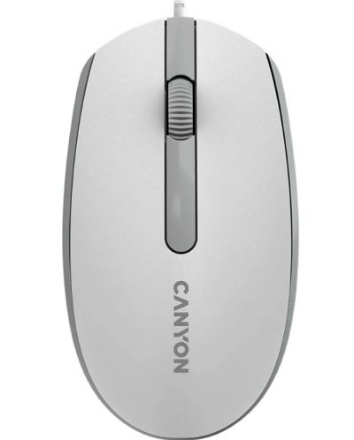 Мишка Canyon - CNE-CMS10WG, оптична, White grey - 1