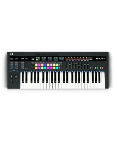 MIDI контролер Novation - 49SL MKIII, черен - 1