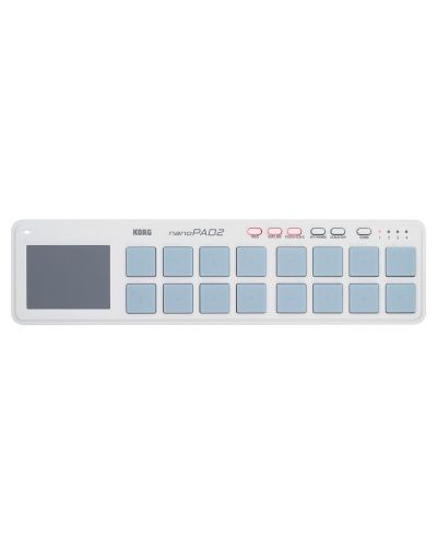 MIDI контролер Korg - nanoPAD2, бял - 1