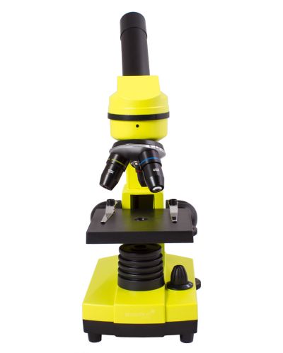 Микроскоп Levenhuk - Rainbow 2L, жълт - 3