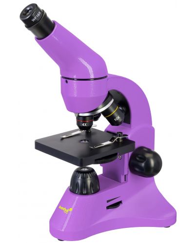 Микроскоп Levenhuk - Rainbow 50L PLUS, 64–1280x, Amethyst - 1