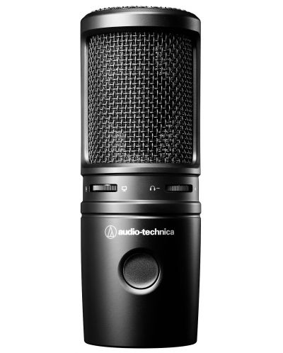 Микрофон Audio-Technica - AT2020USB-X, черен - 1