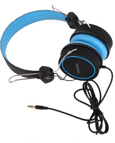 Слушалки Microlab - K300, черни/сини - 2