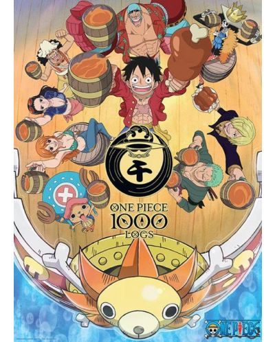 Мини плакат GB eye Animation: One Piece - 1000 Logs Cheers - 1