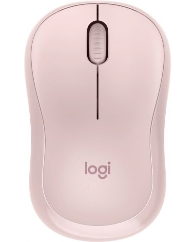 Мишка Logitech - M220 Silent, оптична, безжична, розова - 1