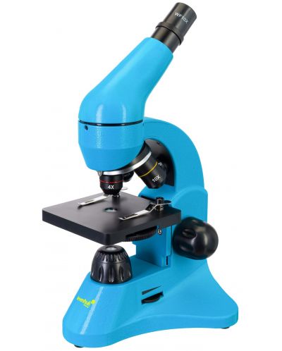 Микроскоп Levenhuk - Rainbow 50L, 40–800x, Azure - 2