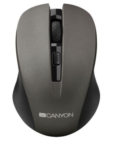 Мишка Canyon - MW-1, оптична, безжична, сива - 1