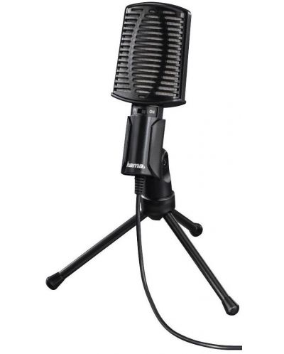 Микрофон Hama - MIC-USB Allround, черен - 1