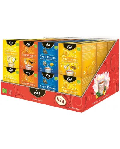 Микс кутия с чайове, 24 x 12 пакетчета, Yogi Tea - 1