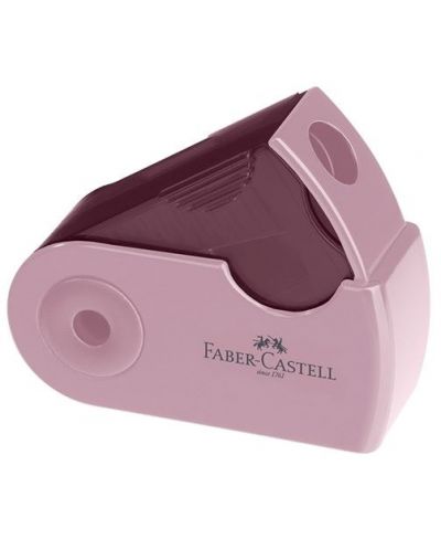 Мини острилка с ръкав Faber-Castell - Harmony, асортимент - 2