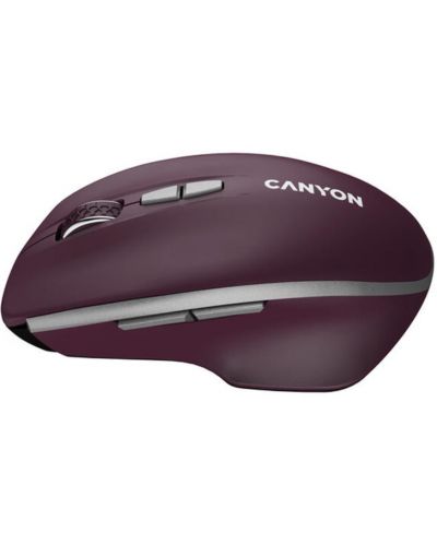 Мишка Canyon - MW-21, оптична, безжична, Burgundy - 5