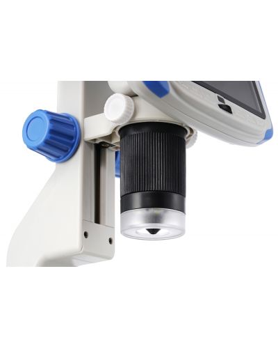 Микроскоп Levenhuk - Rainbow DM500 LCD, дигитален, бял - 9