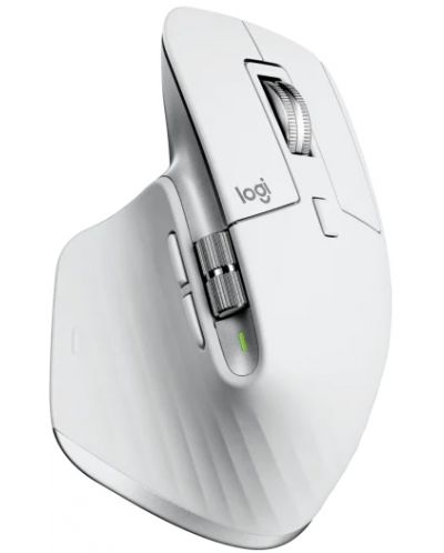 Мишка Logitech - MX Master 3S For Mac EMEA, оптична, безжична, Pale Grey - 4
