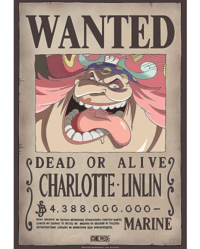 Мини плакат GB eye Animation: One Piece - Big Mom Wanted Poster (Series 2) - 1