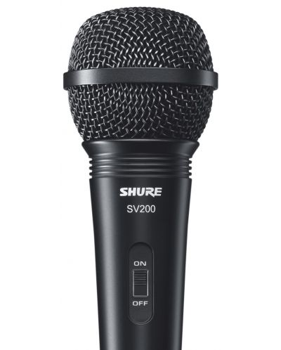Микрофон Shure - SV200WA, черен - 2