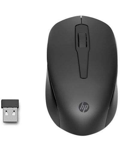 Мишка HP - 150, оптична, безжична, черна - 1