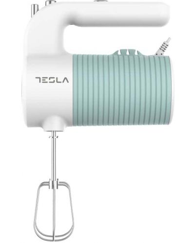 Миксер Tesla - MX510BWS Silicone Delight, 350W, 5 степени, син/бял - 3