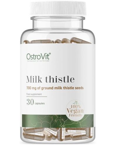 Milk thistle, 700 mg, 30 капсули, OstroVit - 1