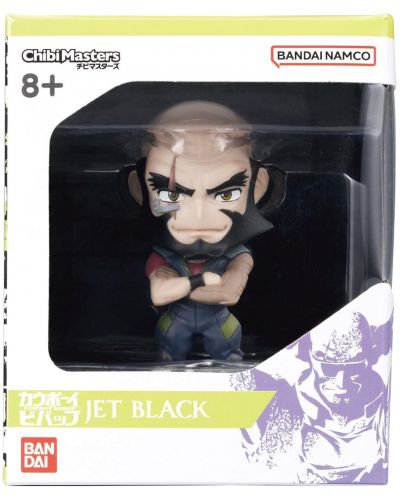 Мини фигура Bandai Animation: Cowboy Bebop - Jet Black (Chibi Masters), 8 cm - 2