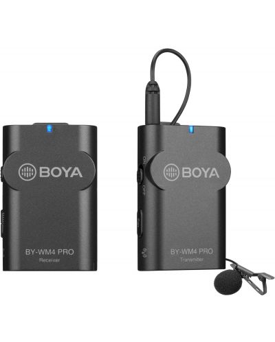 Микрофонна система Boya - BY-WM4 Pro K1, безжична, черна - 1