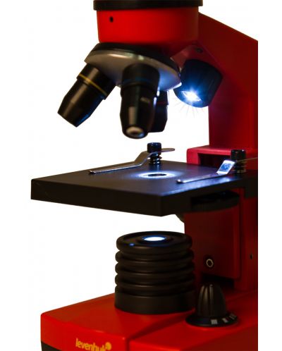 Микроскоп Levenhuk - Rainbow 2L, червен - 9