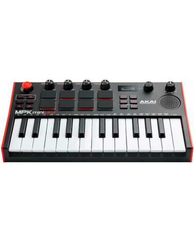 MIDI контролер-синтезатор Akai Professional - MPK Mini Play MK3, черен - 1