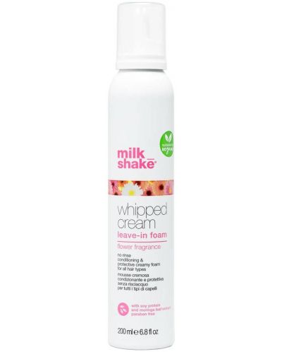 Milk Shake Сметана за коса с аромат на цветя, без отмиване, 200 ml - 1