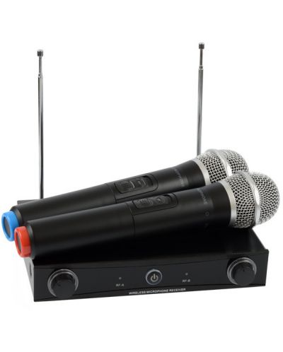 Микрофони Diva - SP17, безжични, черни - 1
