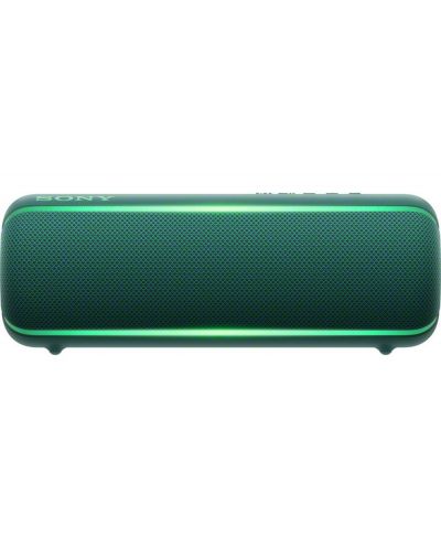 Портативна колонка Sony SRS - XB22, зелена - 1