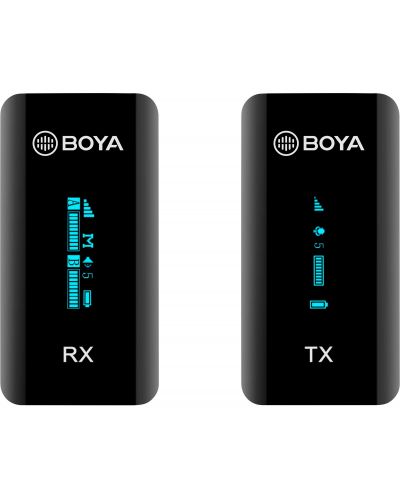 Микрофони Boya - BY-XM6-S1, безжични, черни - 1
