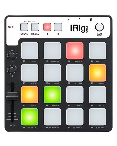 MIDI контролер IK Multimedia - iRig Pads, черен/бял