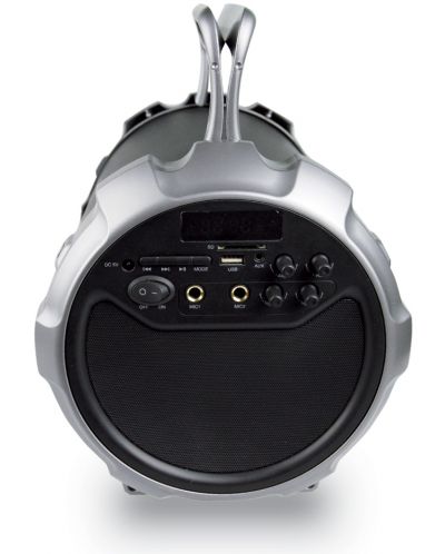Аудио система Diva - BoomBox BS28, черна/сребриста - 2