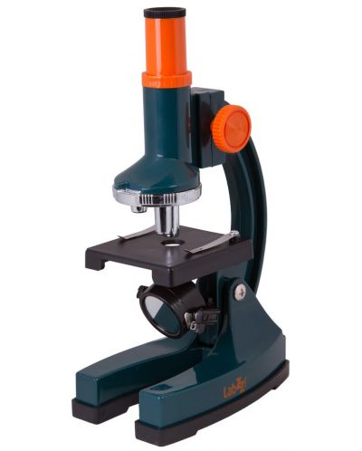 Микроскоп Levenhuk - LabZZ M1, син/оранжев - 1