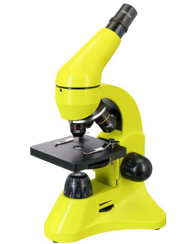 Микроскоп Levenhuk - Rainbow 50L, 40–800x, Lime - 2