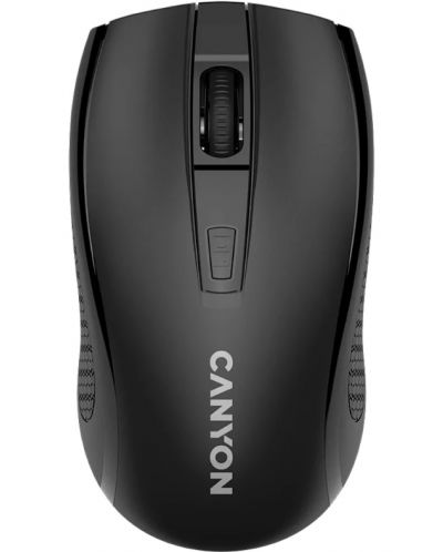 Мишка Canyon - MW-7, оптична, безжична, черна - 1