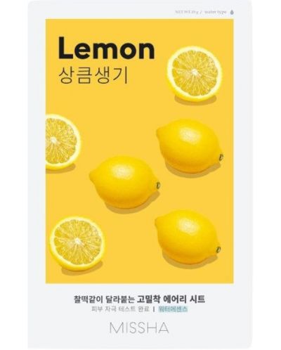 Missha Airy Fit Лист маска за лице Lemon, 19 g - 1